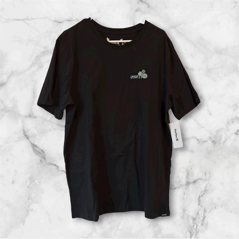 Men’s Black Hurley T-Shirt Size L NWT